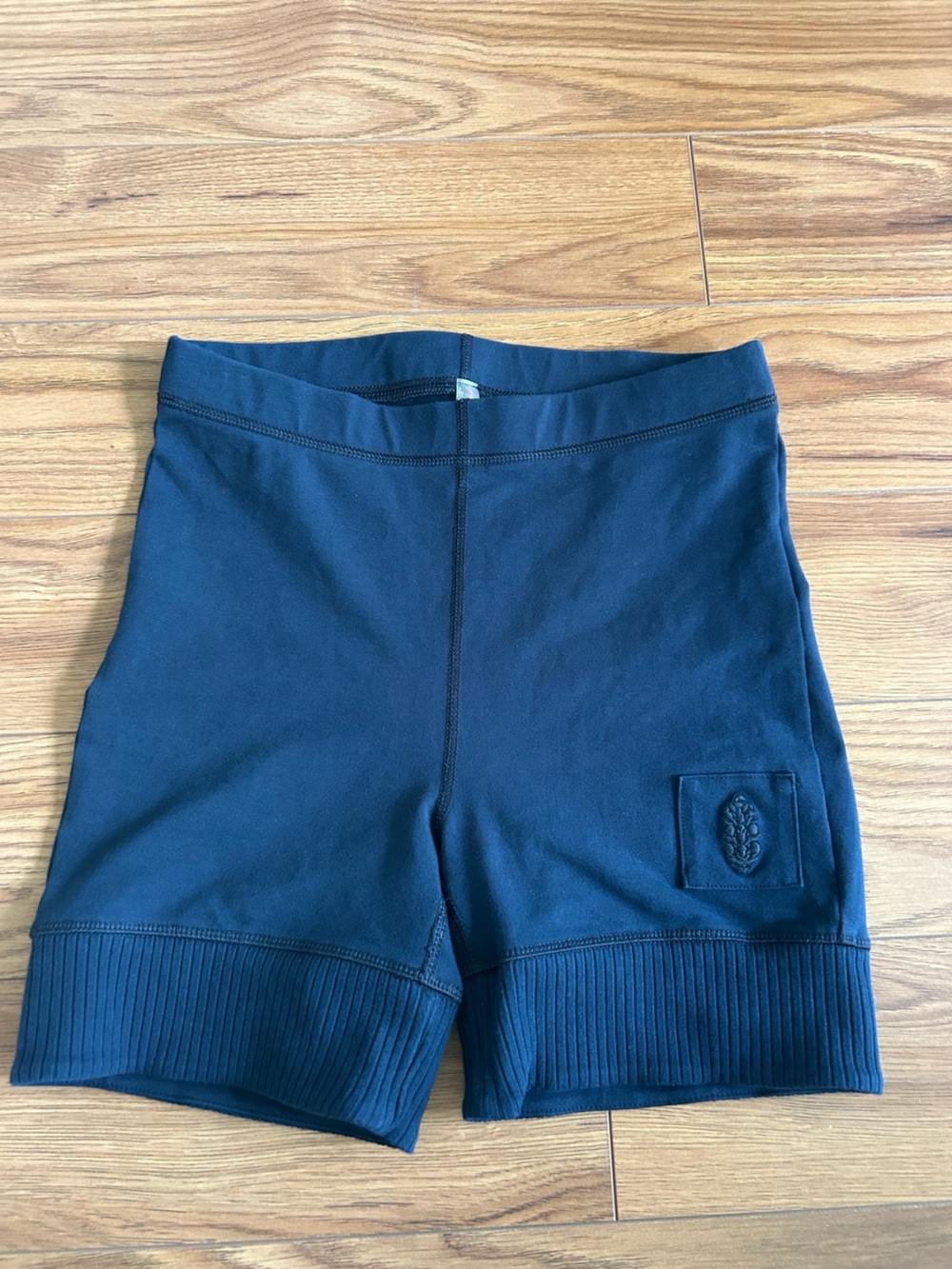 FP Movement by Free People Navy Athletic Shorts with Ribbed Hem